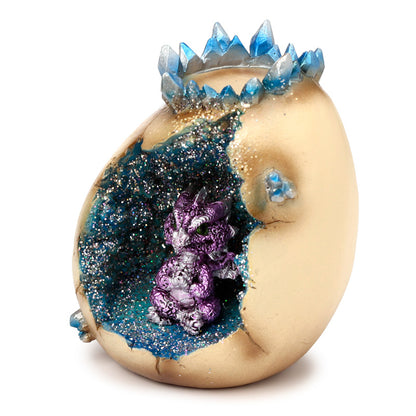 Tea Light Candle Holder with Baby Dragon decor