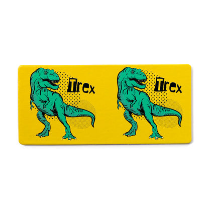 Dinosauria dominoes in a decorative box
