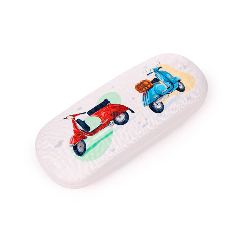 Whimsical scooter design glasses holder