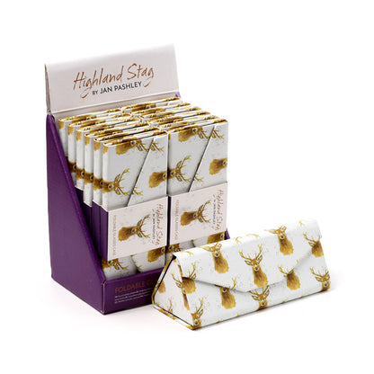 Jan Pashley Stag Foldable Glasses Holder - front view