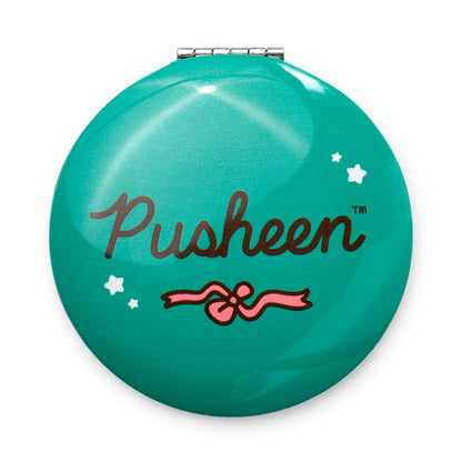 Pusheen the Cat Christmas Compact Mirror with festive ornaments