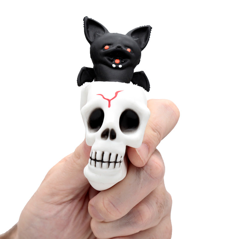 Playful Skull Bat toy for Halloween decorations