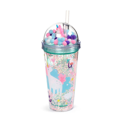 Unicorn Magic Double Walled Cup in Use