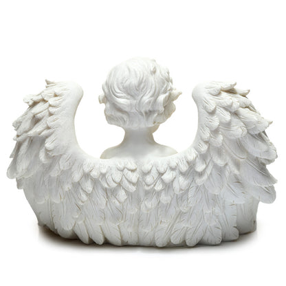 Triple Candle Cherub Tea Light Holder - Detail
