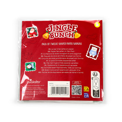 Pack of Christmas Santa Napkins for holiday parties