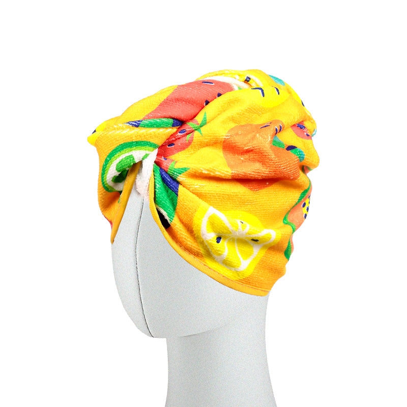Hair Wrap Towel - Summer Fruits vibrant colours