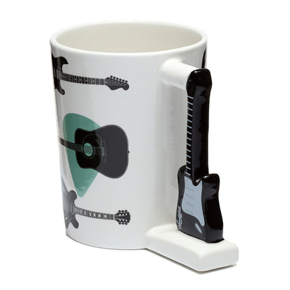 Decorative Guitar Mug on Table