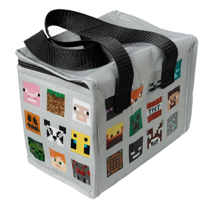 Reusable Minecraft Faces RPET Cool Bag