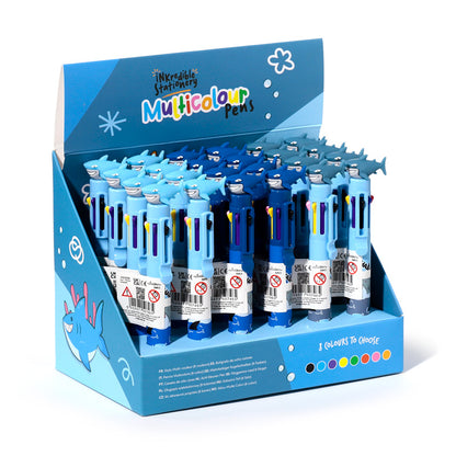 Multi Colour Shark Pen with vibrant colours