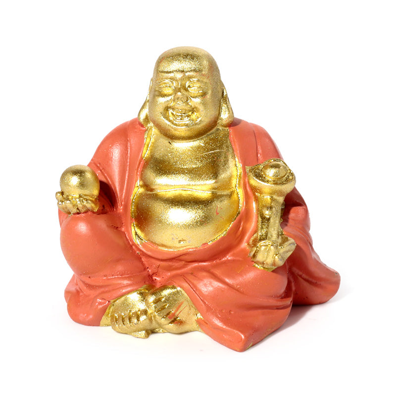 Lucky Buddha Figurine for Meditation Space
