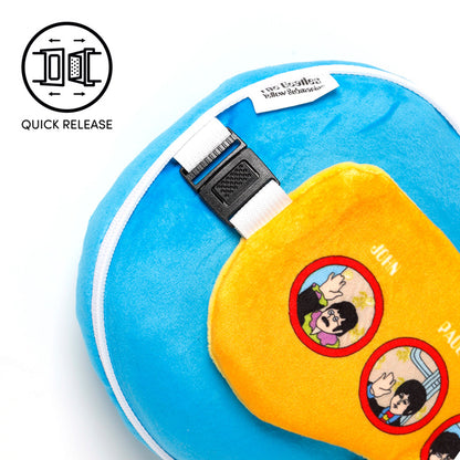 Relaxeazzz Travel Pillow and Eye Mask set for music lovers