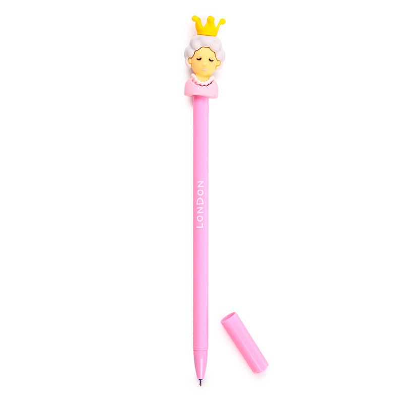 Queen London Erasable Pen with PVC Topper - Writing Sample