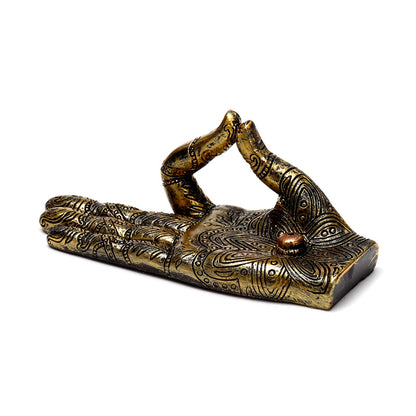 Buddha Hand Incense Stick Burner in home setting