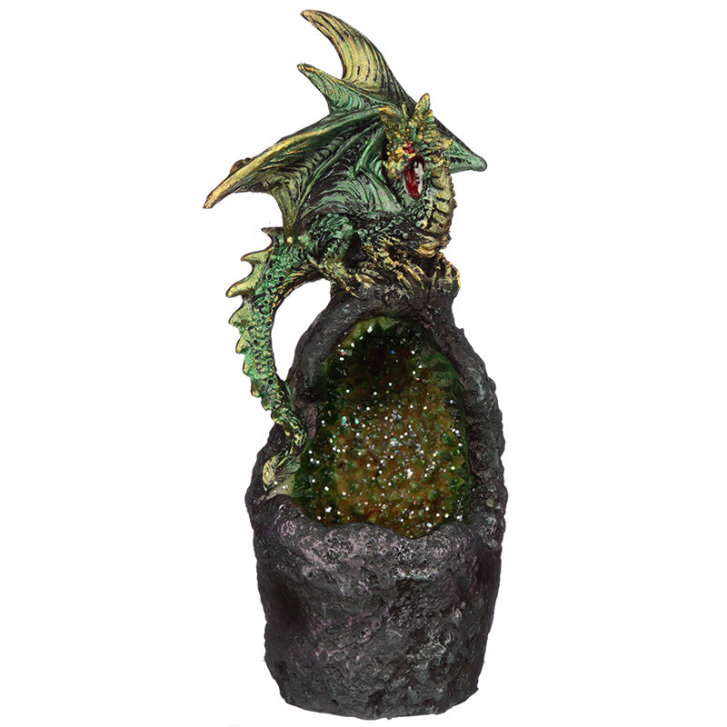 Crystal Cavern LED Dark Legends Dragon Figurine with colourful lights