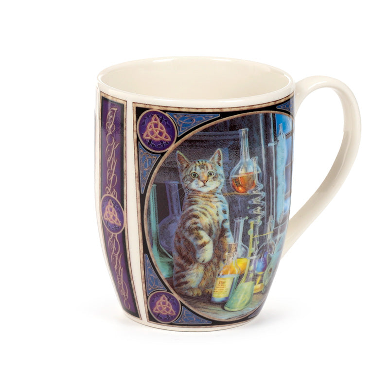 Lisa Parker Jekyll & Hyde Cats Porcelain Mug design