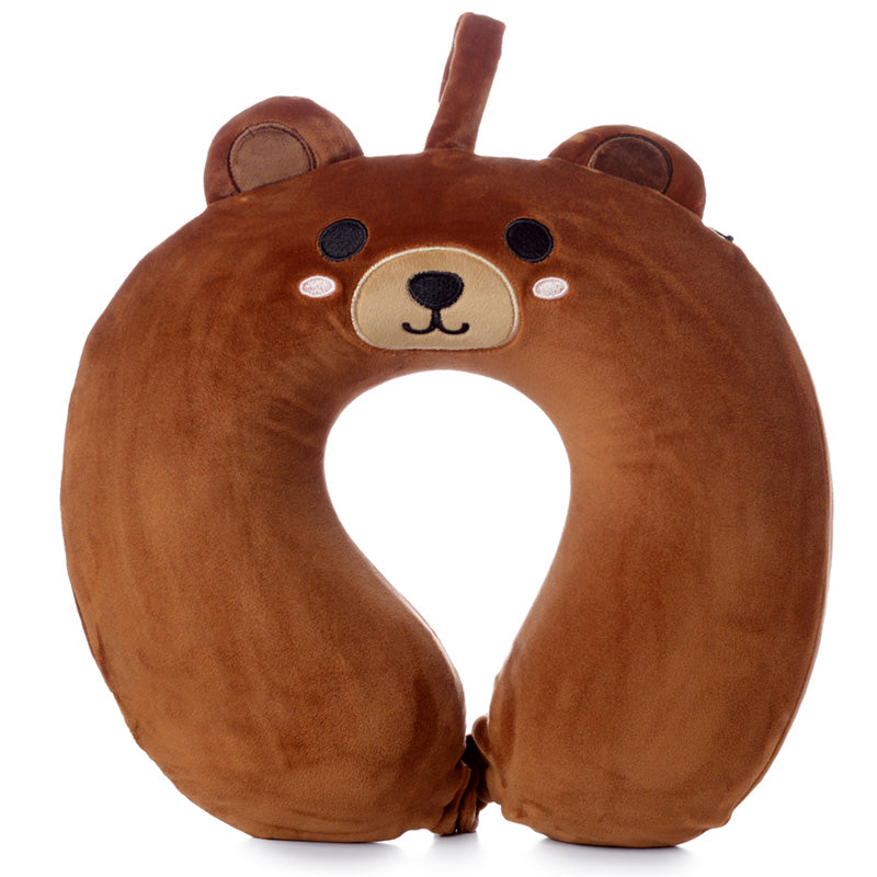 Relaxeazzz Bear Memory Foam Travel Pillow