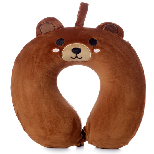 Relaxeazzz Bear Memory Foam Travel Pillow
