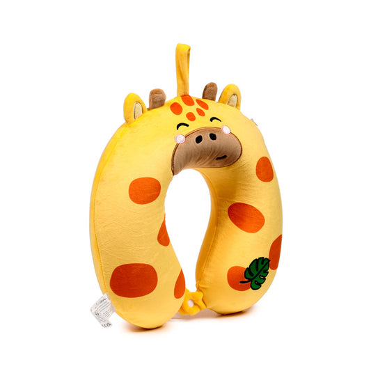 Relaxeazzz Plush Memory Foam Travel Pillow - Raffi the Giraffe