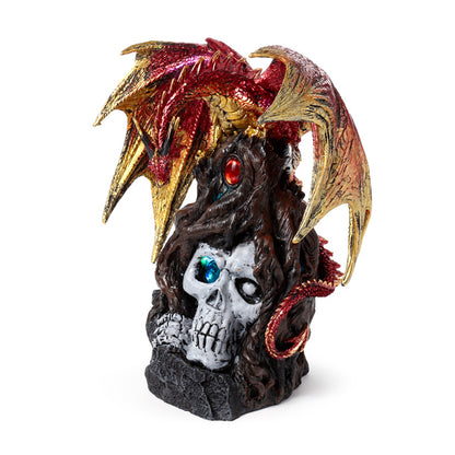 Dark Legends Ruby Dragon illuminated with LED lights