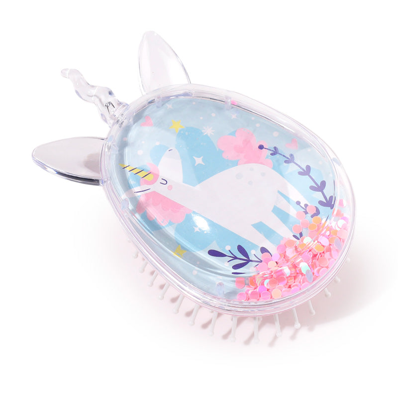 Unicorn Magic Hair Brush in a playful setting