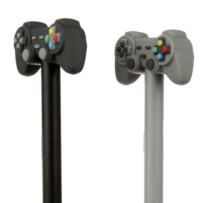 Close-up of Game Over Topper Pen with decorative design