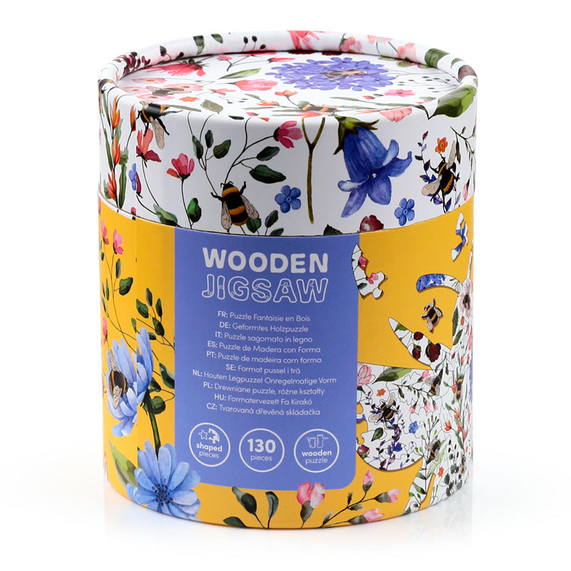 Nectar Meadows Bee puzzle as a decorative piece