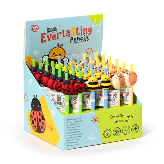Everlasting Pencil - Adorabugs in vibrant colours
