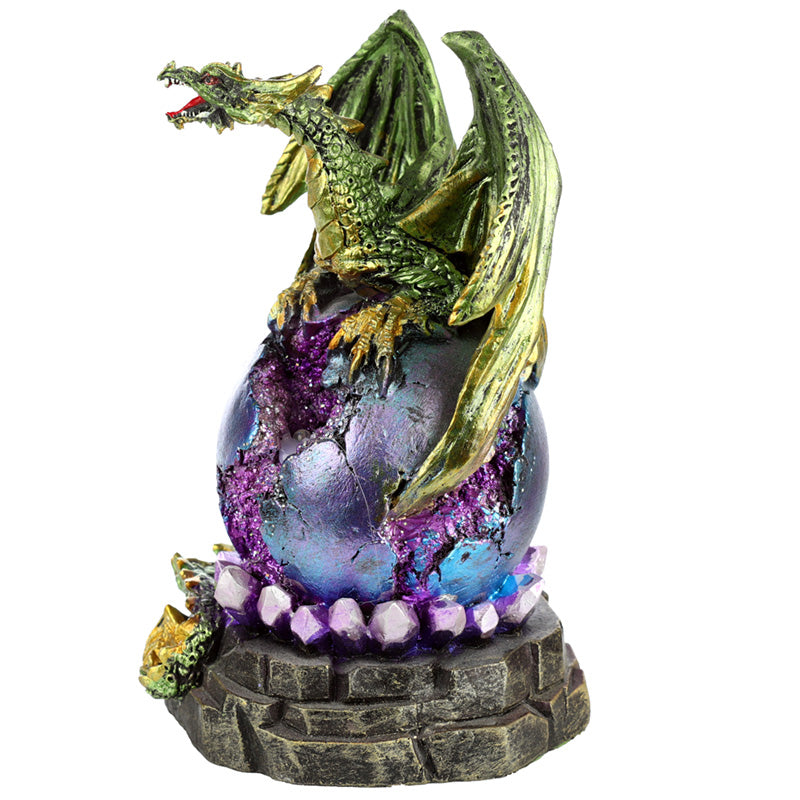 Geode LED Dark Legends Dragon Figurine - Gift Idea