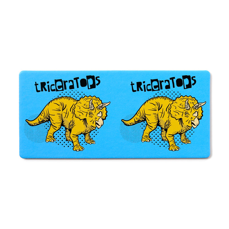 Vibrant illustrations on Dinosauria domino set