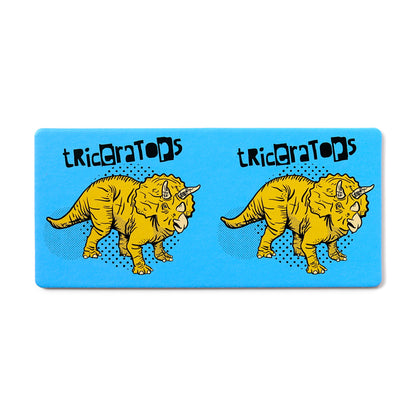 Vibrant illustrations on Dinosauria domino set