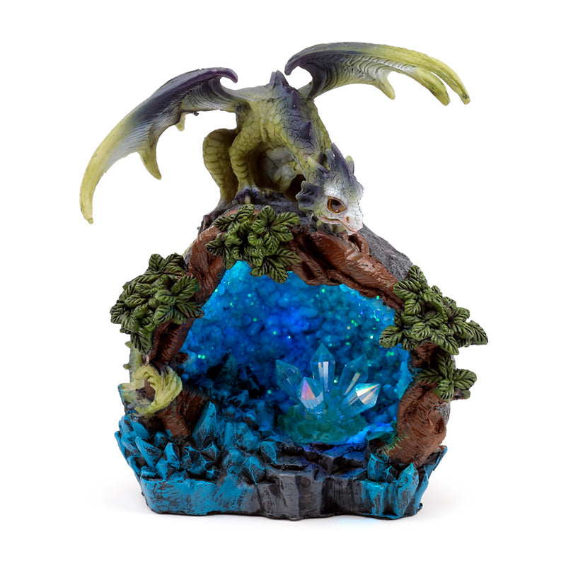 Elements Dragon LED Woodland Crystal Den