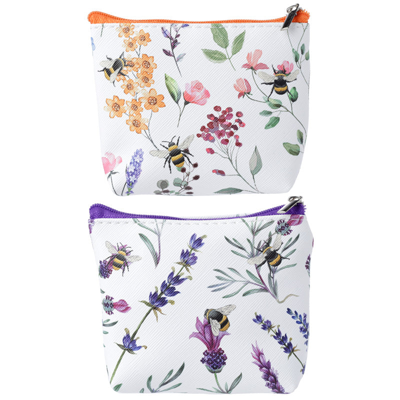 Nectar Meadows PVC Purse with floral design