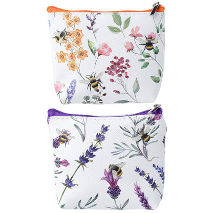 Nectar Meadows PVC Purse with floral design