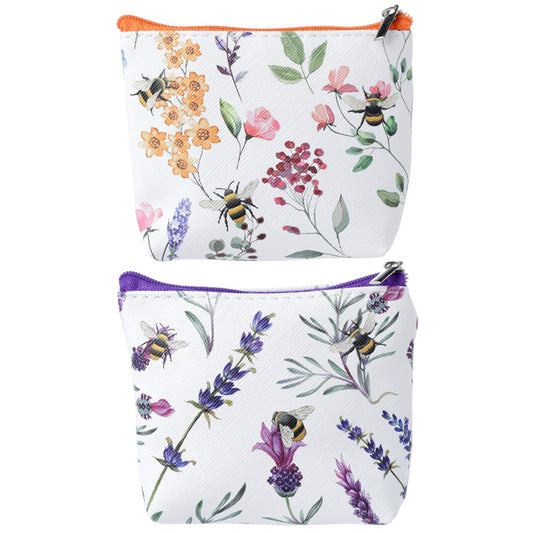 Nectar Meadows PVC Purse with floral design