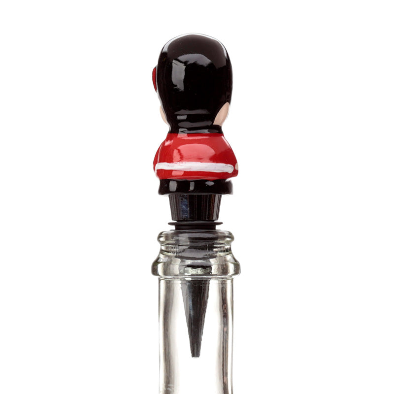 Playful London Guardsman Bottle Stopper