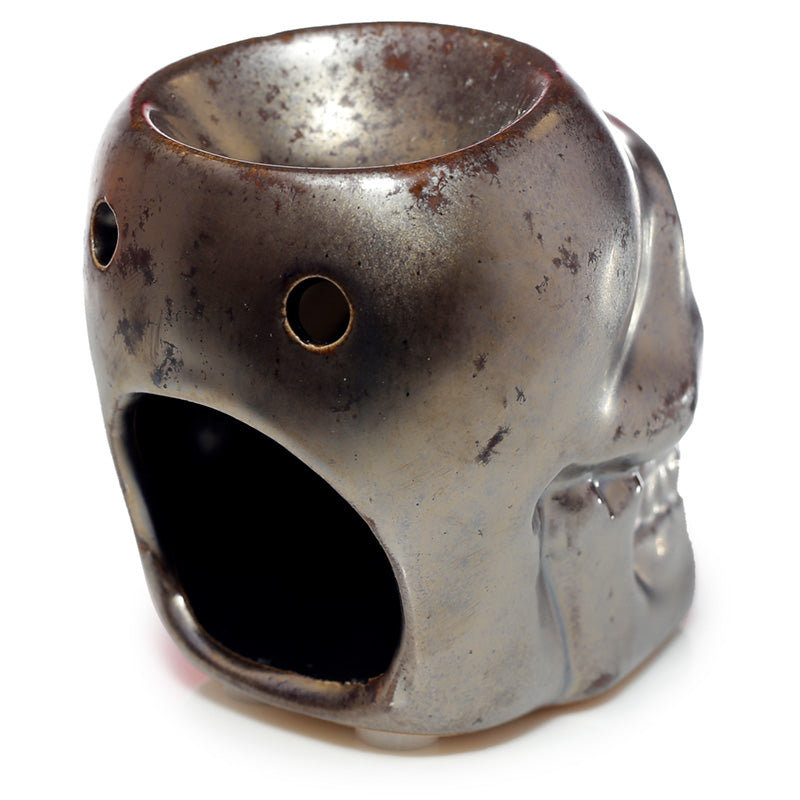 Aromatic Mini Skull Oil Burner for Home