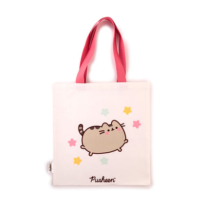 Pusheen the Cat Tote Shopping Bag front view