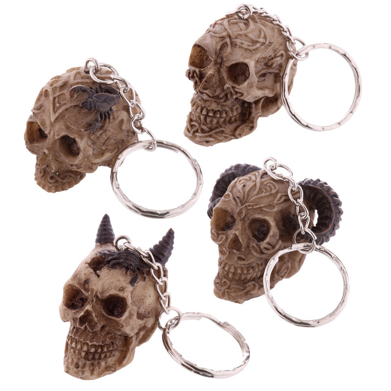 Celtic Skull Keyring as a collectible gift item