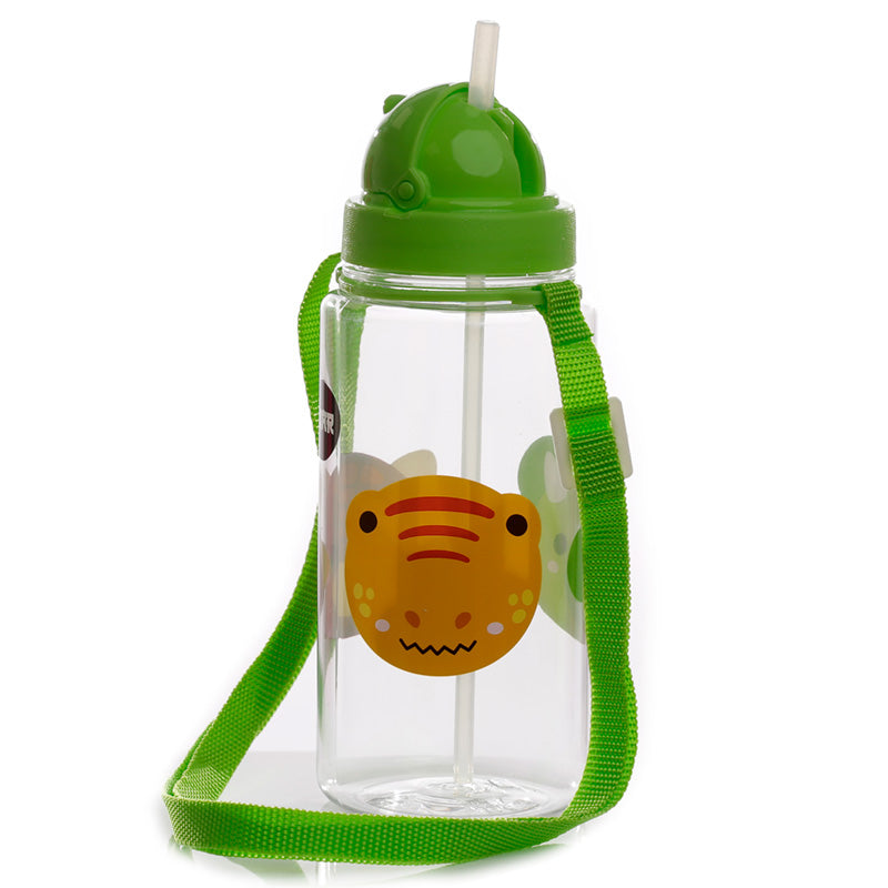Adoramals Dinosaur Children's Water Bottle with adjustable strap