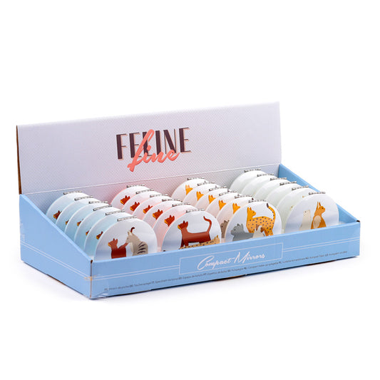 Feline Fine Compact Mirror - Cat Design