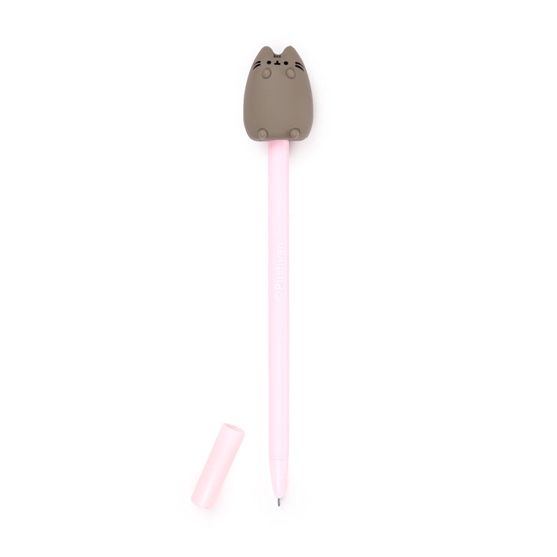 Pusheen the Cat Fine Tip Pen with Topper - Writing in Notebook