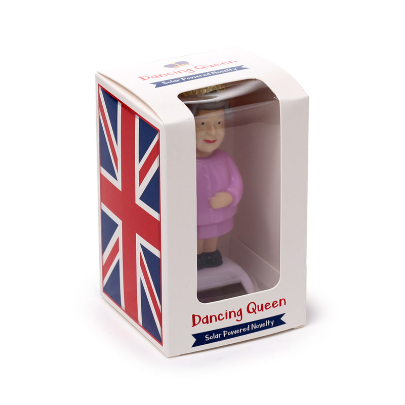 Queen Elizabeth Solar Pal ornament on display