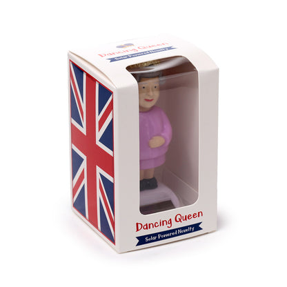 Queen Elizabeth Solar Pal ornament on display