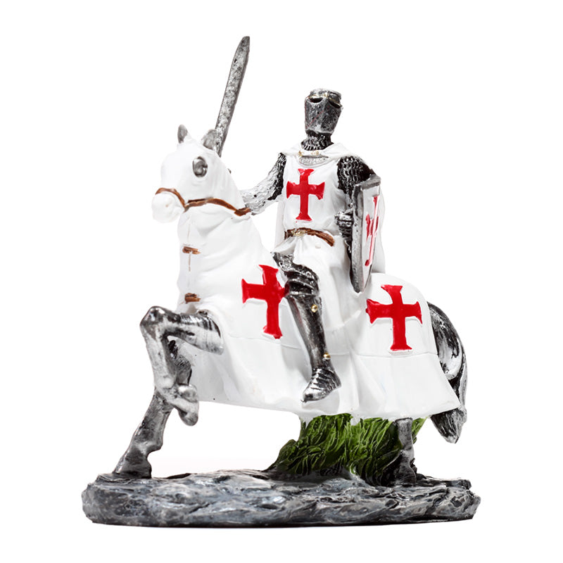 Resin Crusader Knight Ornament Side View