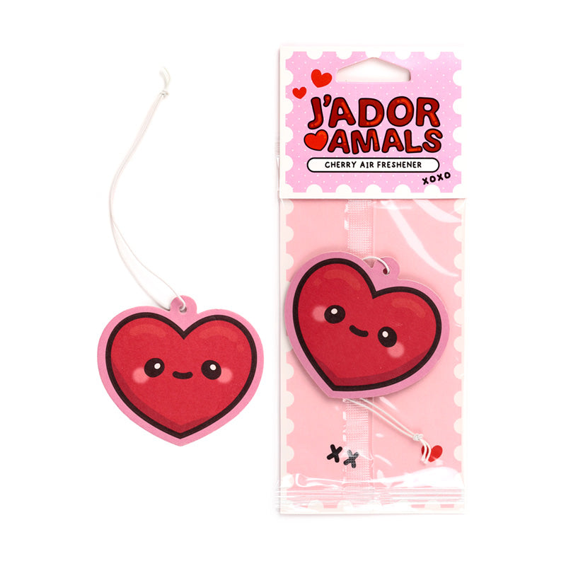 Charming Heart Air Freshener with Cherry Scent