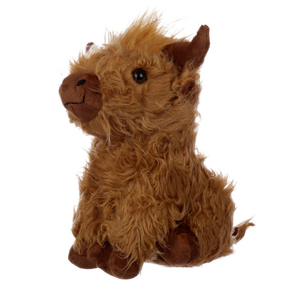 Highland Coo Cow Plush Door Stop - Front View