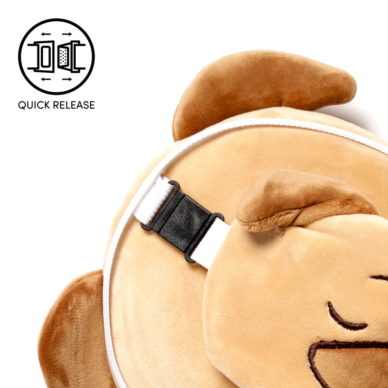 Travel pillow and eye mask set for relaxation