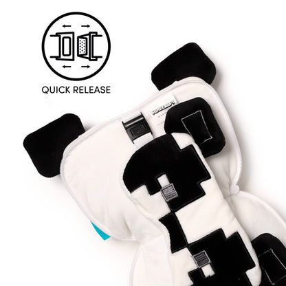 Relaxeazzz Travel Pillow Minecraft Panda in travel setting
