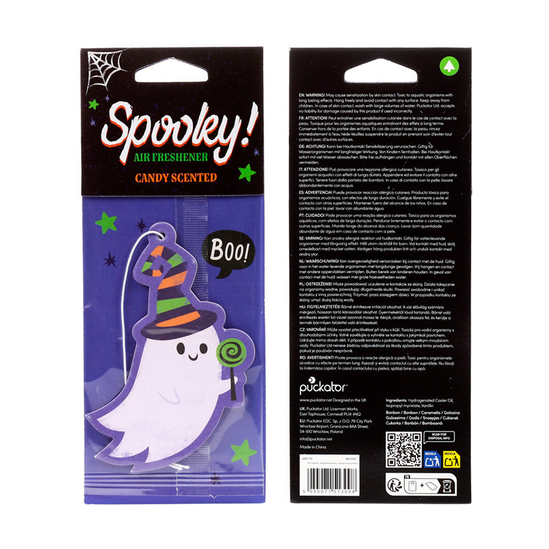 Candy Scented Spooky Ghost Air Freshener - Gift Idea