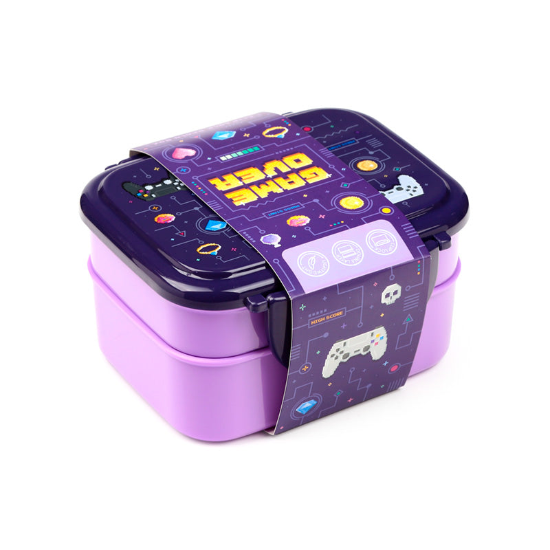 Bento Lunch Box with Game Over design